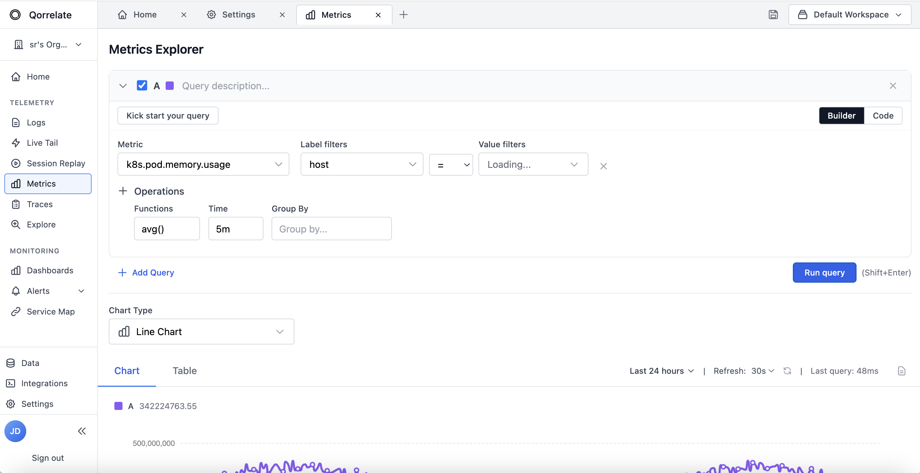 Real-Time Metrics Collection